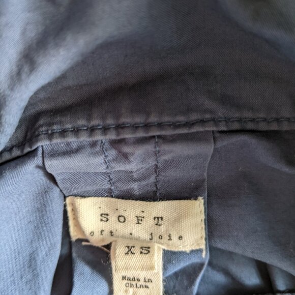 Soft Joie Light-weight Blue Utility Jacket (Size XS) - Picture 3 of 6